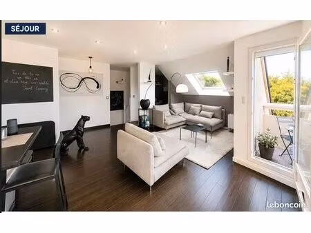 roissy-en-brie – duplex lumineux de 79 m² avec balcon  parking