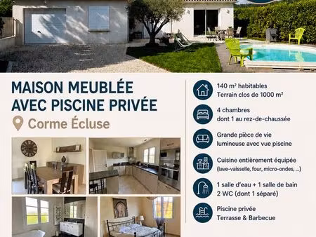 maison meublée 4 chambres