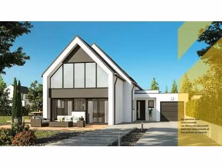 terrain avec maison neuve à vendre