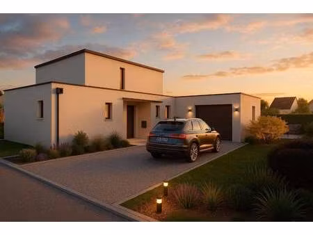 terrain avec maison neuve à vendre