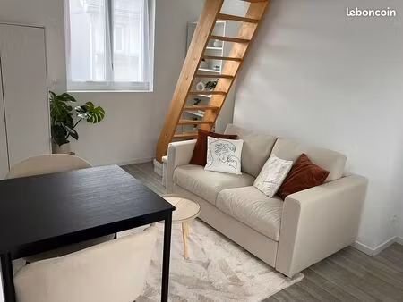 particulier loue f1bis duplex etudiants proche préfecture et place cauchoise