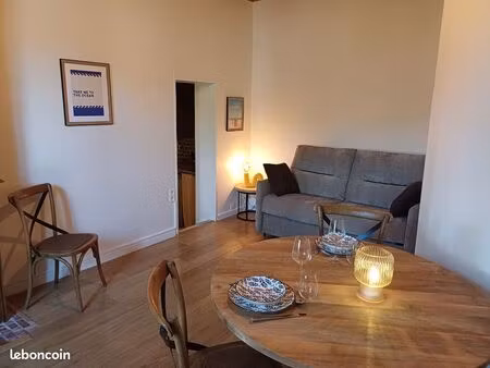 studio 25m2 - à 2 min à pied de la plage - cosy et meublé avec soin