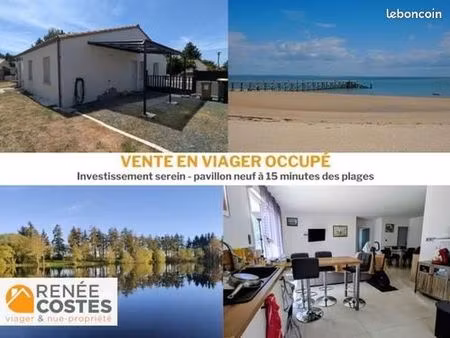 pavillon en viager 5 pièces 94 m²