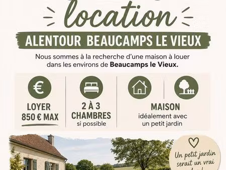 location maison beaucamps le vieux