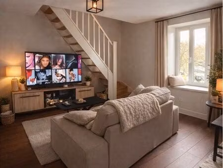 duplex offrant 42 m² au sol (31 m² loi carrez)