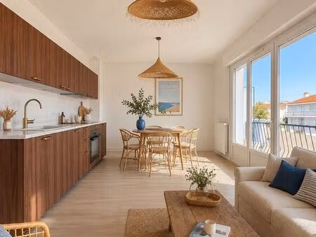 appartement rénové 3 chambres + balcon