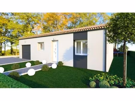 maison 2 chambres sur un terrain de 480 m² à poiroux