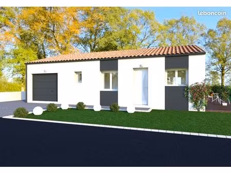 maison 2 chambres sur un terrain de 320 m² à bretignolles-sur-mer