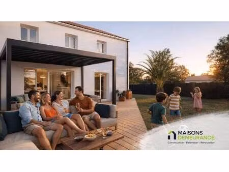 terrain avec maison neuve à vendre