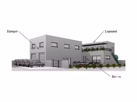 vente surface diverse 800 m²