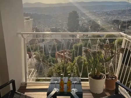 mont boron - magnifique deux pièces de 44m² avec terrasse et balcon
