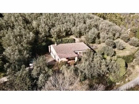 maison au cœur des oliviers avec vue sur le ventoux et terrain constructible