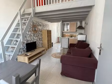 studio 25 m2 climatise de sept a juin