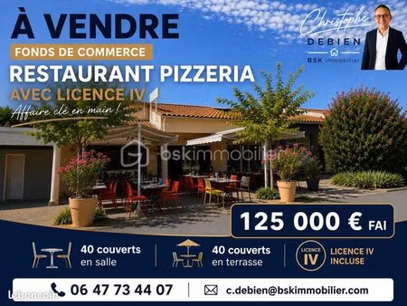 commerce restaurant  pizzeria montaigu vendee