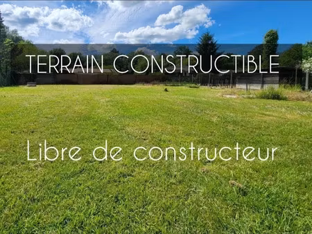 vente terrain 830 m² à cissac-médoc (33250)  55 000 €