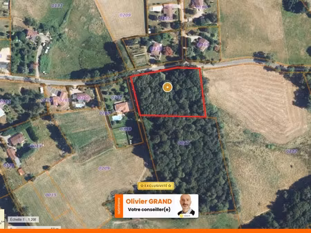 vente terrain 6365 m² à saint-junien (87200)  55 000 €