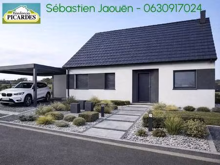 terrain avec maison neuve à vendre