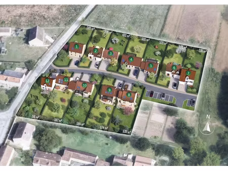 vente terrain 535 m² à jonquieres (60680)  77 000 €