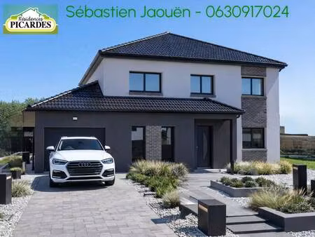 terrain avec maison neuve à vendre