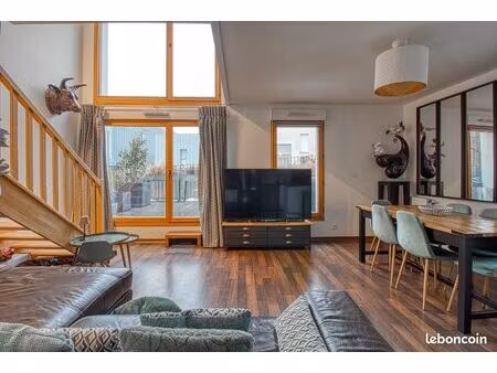 appartement duplex familial 93 m² - terrasse plein sud - 4 chambres - 2 parkings - 1 cave 