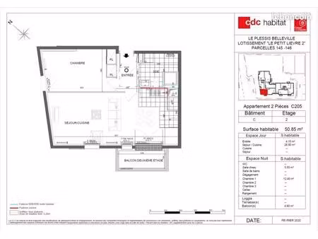 appartement t2