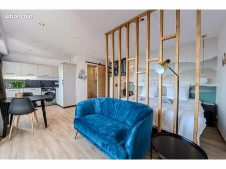 t1 meublé premium – 42 m² avec parking – résidence récente – montbonnot inovallée