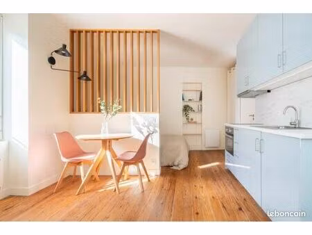 joli studio meublé au coeur du quartier zola