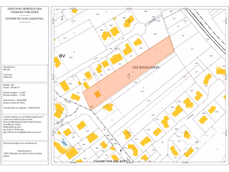 vente terrain 4579 m² à verdun (55100)  109 000 €