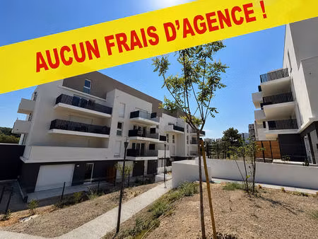 appartement t3 neuf - terrasse - sans frais d'agence