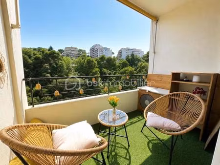 nice ouest – 3 pièces traversant avec balcon – cave