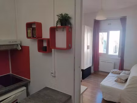 location meublée appartement 1 pièce 14 m² à lyon 3ème (69003)  450 €