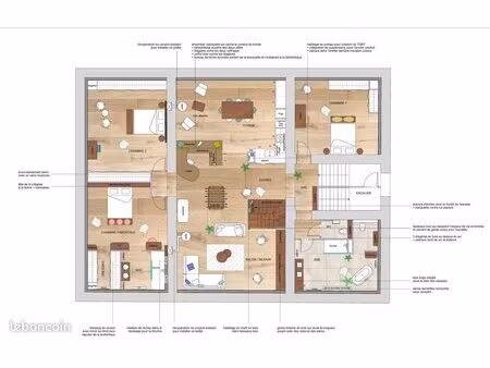 appartement rare t4 . 180m2 . saint julien en genevois