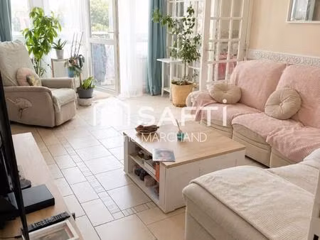 appartement familial 4 pièces de 85 12 m² avec balcon  parking et nombreux rangements