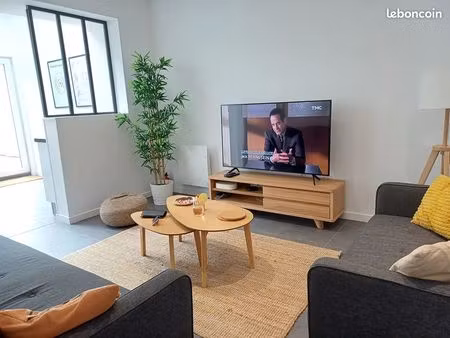 maison 5 chambres de 110m2 avec cour  rénovée  proche centre-ville