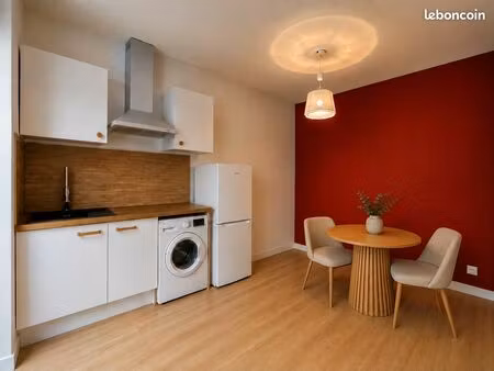 t2 entièrement rénové – 26 m² – proche iut hubert curien et centre-ville