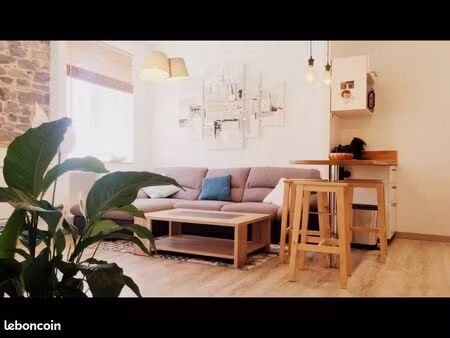appartement t2 meublé - centre ville millau