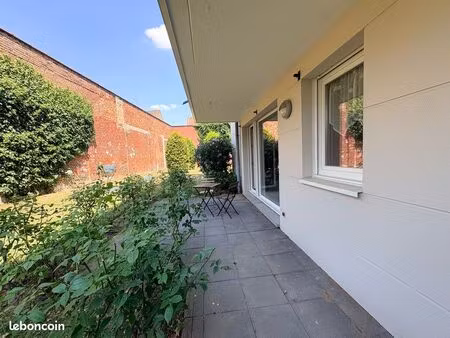 appartement meublé t2 – 50 92 m² – terrasse – mouvaux