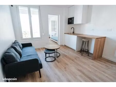 f2 30 m² entièrement rénové – à 300 m du futur campus neoma et de l'école de design esad