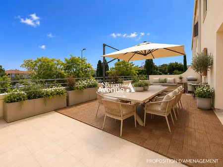 a vendre - grasse saint jacques - appartement 2/3 pièces avec terrasse de 89 m²