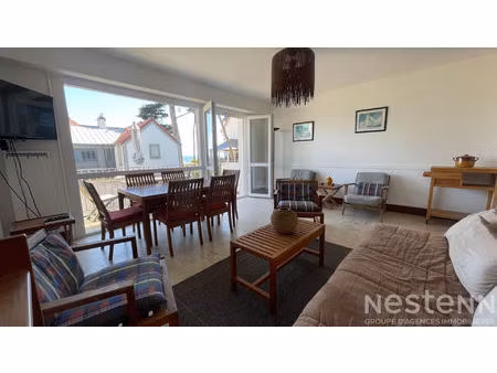 a vendre carnac - appartement t3 - vue mer - plage à pied
