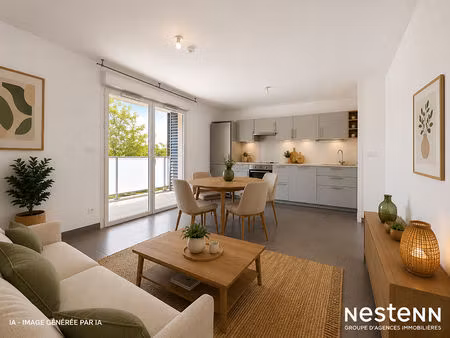 nestenn - superbe t3 avec terrasse et 2 parkings en sous-sol à labège