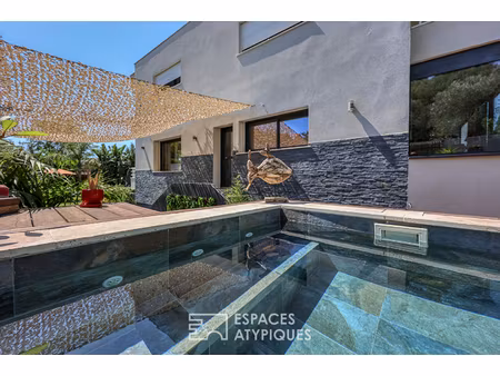 appartement duplex avec piscine entre plage et port