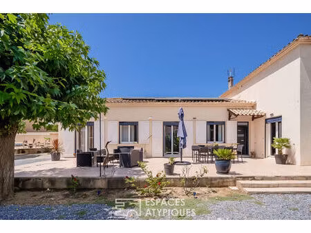 propriété avec piscine et terrain arboré - un écrin atypique proche de narbonne