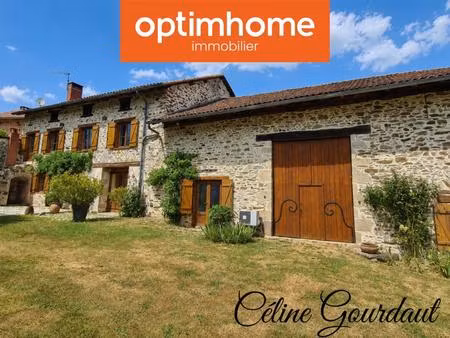maison en pierre 7 pièces – 230 m² – dépendances 170 m² – terrain 14 504 m² – saint-paul