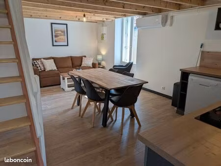 t2 duplex meublé de 40 m² entièrement rénové – poitiers (pont-neuf)