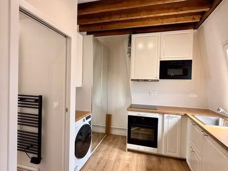 studio meublé haut de gamme entièrement rénové – cours de vincennes – 20 m² – dpe c