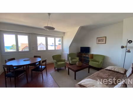 a vendre carnac - appartement t3 - vue mer - plage à pied