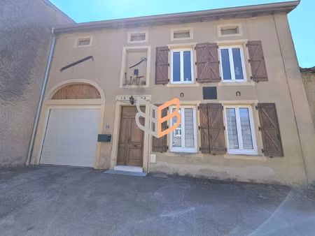maison lorraine jardin et garage à anderny