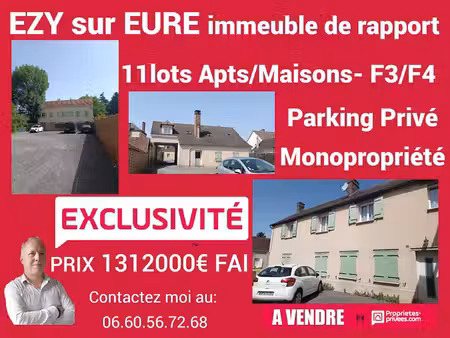 immeuble rapport ezy sur eure 11 logements 830 m2