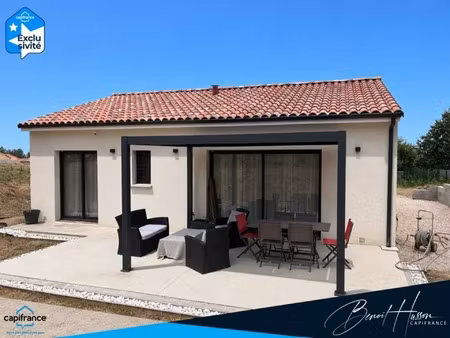 maison t3 - 81m² de plain-pied sur terrain de 616m²